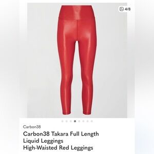 Carbon38 Takara Full Length
Liquid Leggings red size small